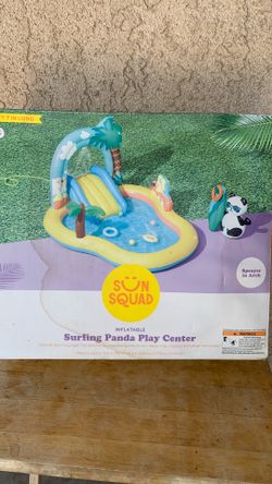 SUN SQUAD SURFING PANDA PLAY CENTER GREAT FOR TODDLERS SUMMER FUN