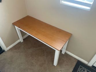 Wooden Entryway Bench