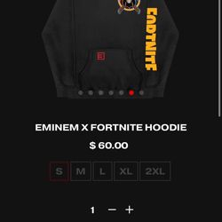 Eminem Fortnite hoodie Size L