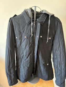 Foreign Exchange Quilted Jacket with Hood