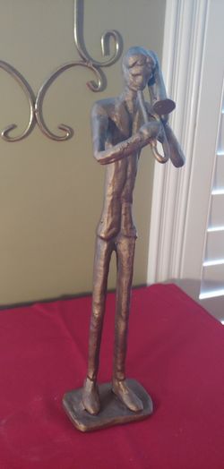 TROMBONE PLAYER SCULPTURE