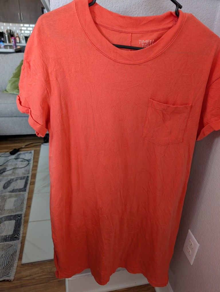 New Time And Tru T-shirt Dress Size M