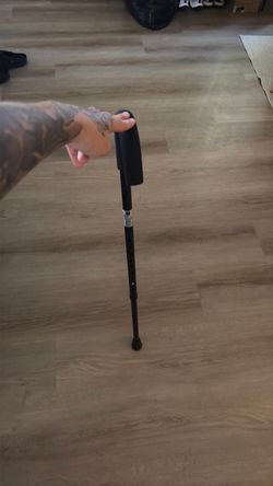 Adjustable Black Walking Cane