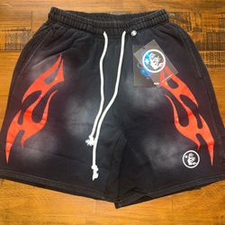 Red+Black hellstar shorts