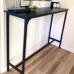 55” Bar Table Black