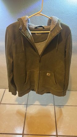 Carhartt Zip Up Hoodie Sherpa Lined S/M