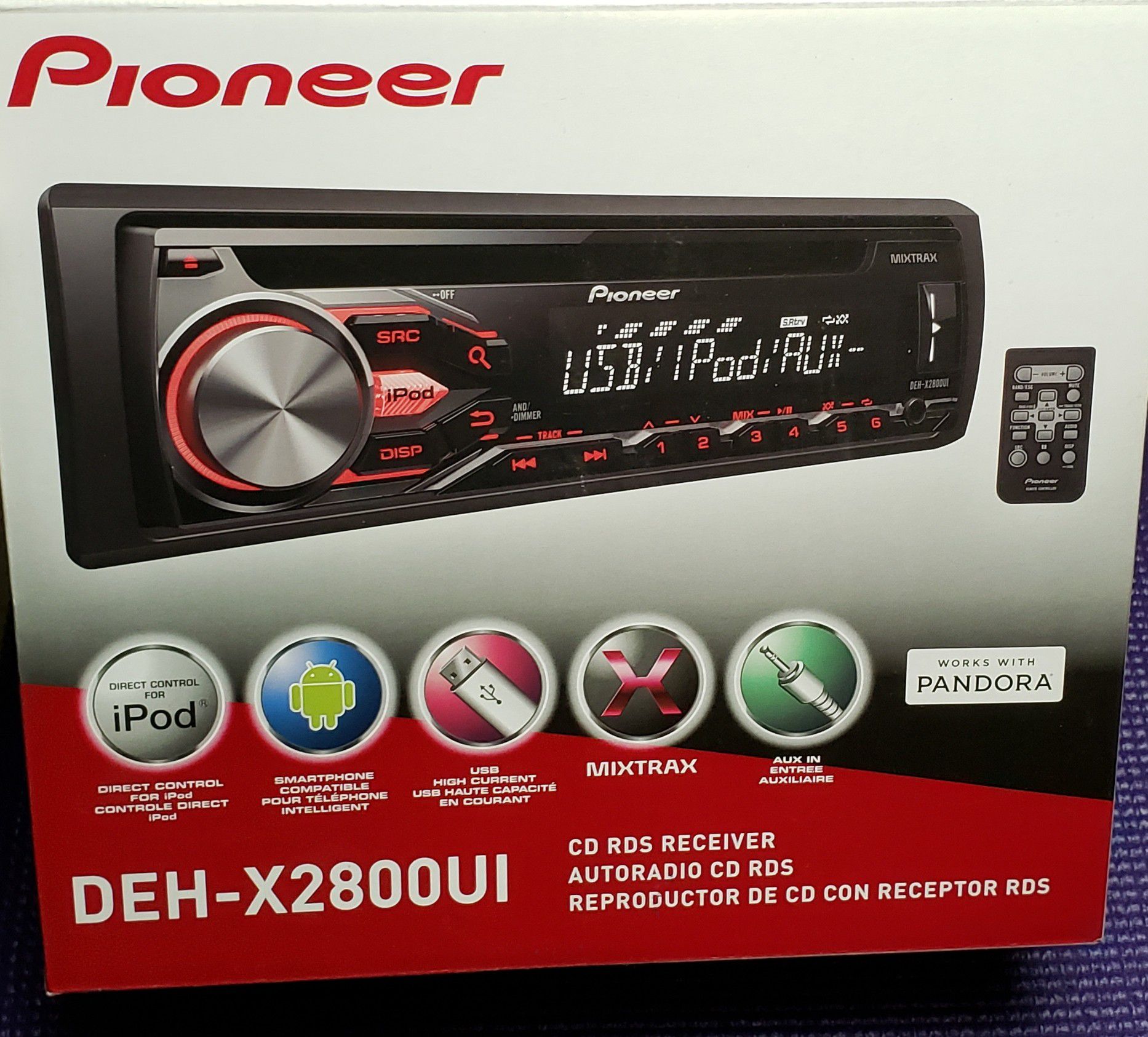 Pioneer DEH-X2800UI CD receiver