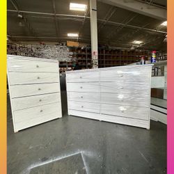 5 and 8 drawers dresser / Five and eight drawers dresser