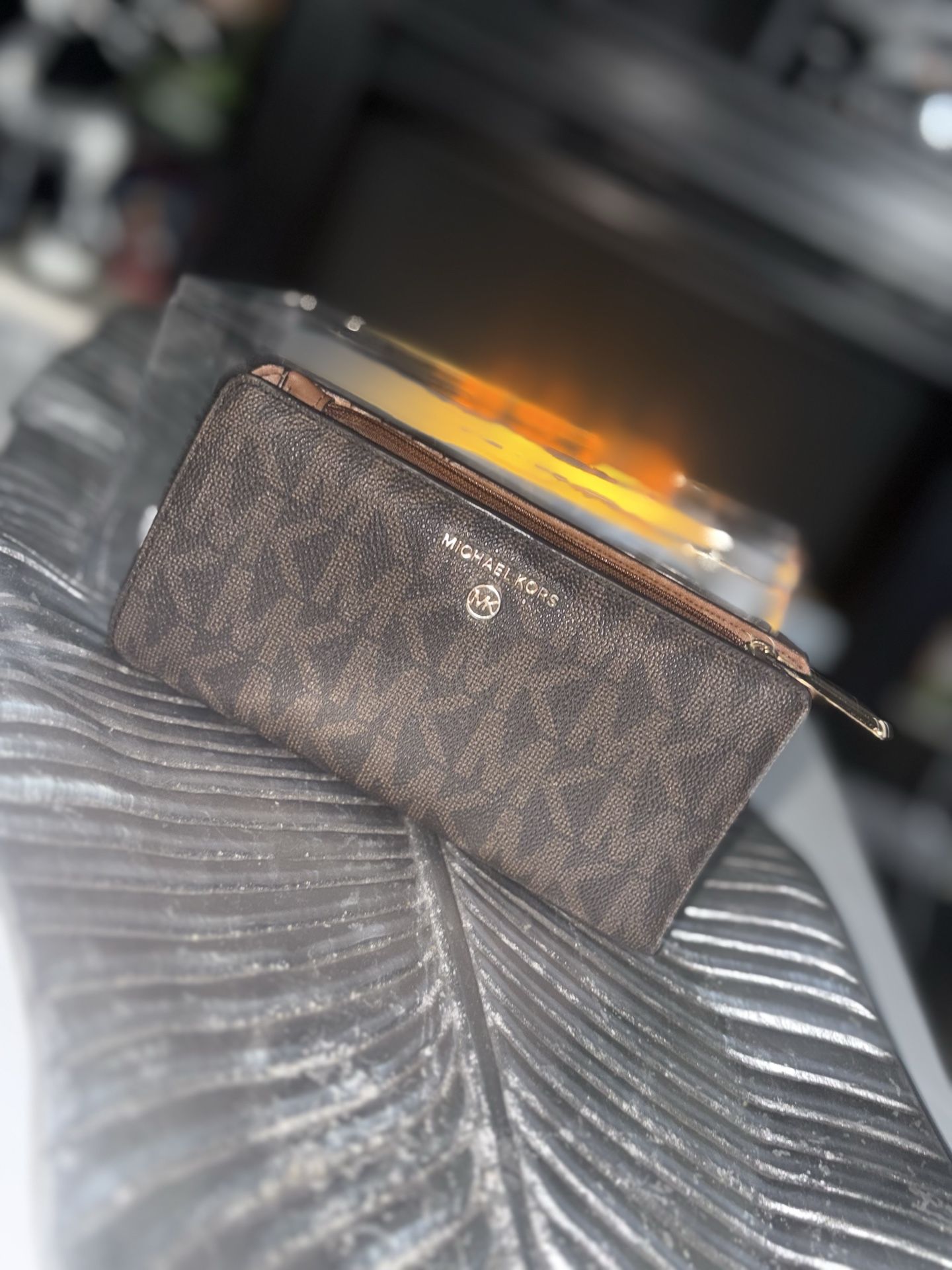 Michael Kors Brown Monogram Wallet