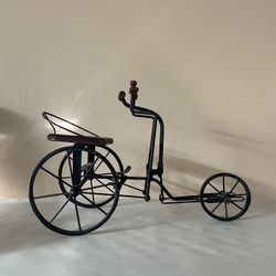 Antique Decor Bicycle Tricycle bicycle Collector's item Iron / Wood Bike