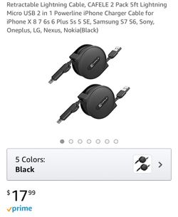 Retractable Lightning Cable