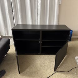 Ikea TV Unit with 2 Level Shelves inside