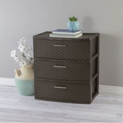 Storage drawers - Sterilite Weave collection.