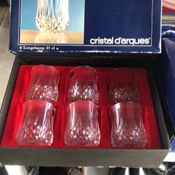 Cristal d’arques Glassware Many Sizes $5 Per Box