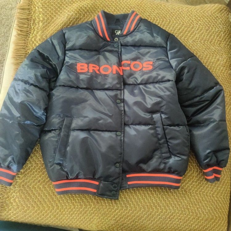 Broncos Jacket, With Tags Size: Lg. 
