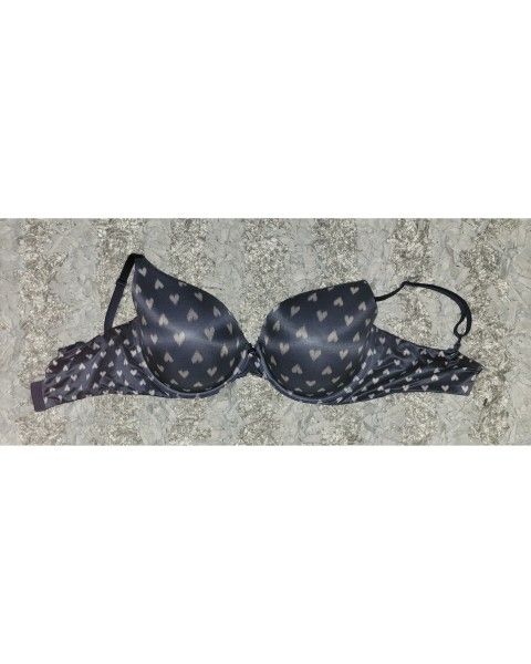 Blue Hearts Victoria's Secret Bra