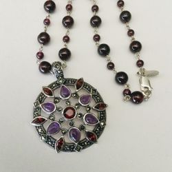 925 Sterling Silver Genuine Gems 