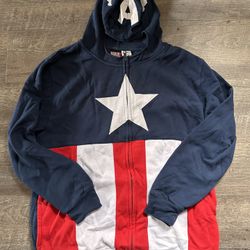 Captain America XL Sweater - Adult Costume