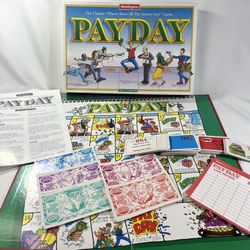 Payday Vintage 1994 Board Game Waddingtons Hasbro Complete