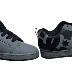 DC Shoe Court Graffik Grey/Black/Red Size 13