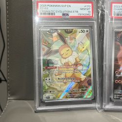 Pokemon 151/prismatic Evolutions/ SIR Charmander 168/eevee 167/eevee 173/venusaur 198
