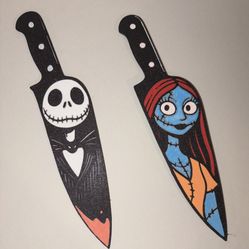 Jack and Sally wall decor 