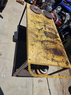 Work Table with wheels