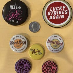 Vintage Pinback Button Lot