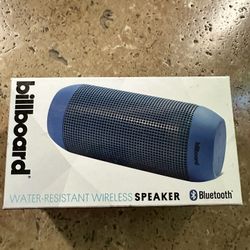 Billboard Bluetooth Water-Resistant Wireless Speaker **BRAND NEW**