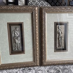 Gold Plated Framed Picture Sent