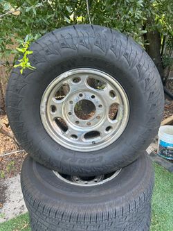 4 Tires & Rims – LT265/75R16