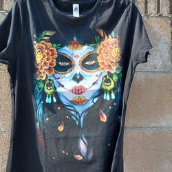 Sugar Skull Women's Blouse L and XL