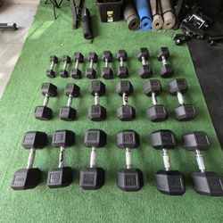 Dumbells Hex CAP New 550lb weight equipment