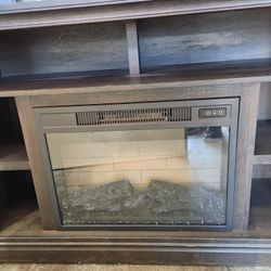 TV Stand With Electric Fireplace