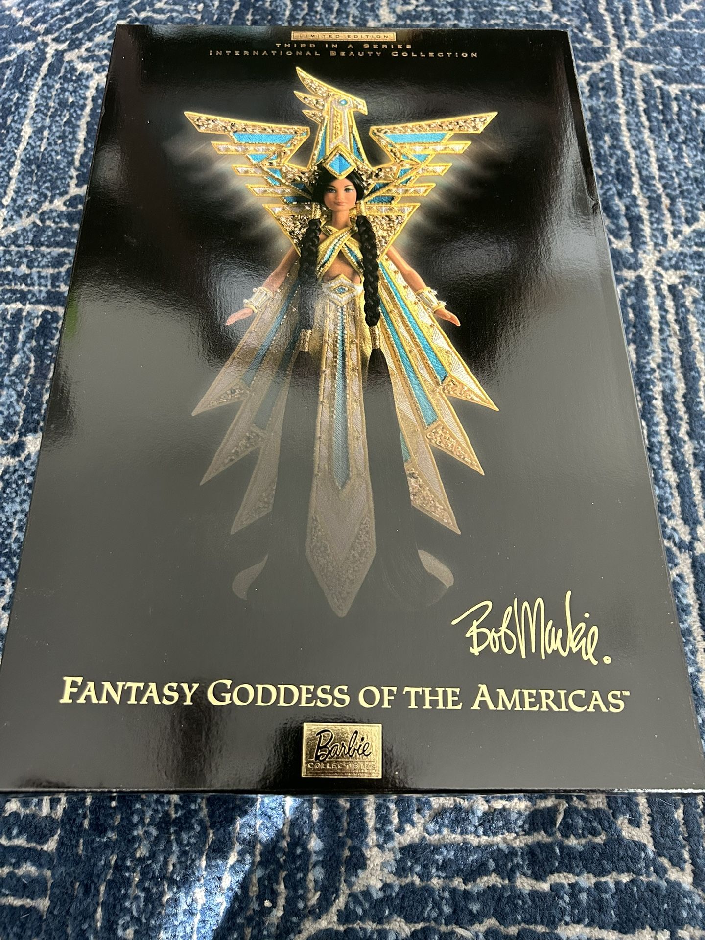 NRFB RARE Bob Mackie Barbie: Fantasy Goddess of the Americas (2000)