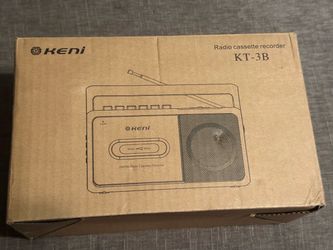 Keni KT-3B AM/FM Radio Cassette Recorder