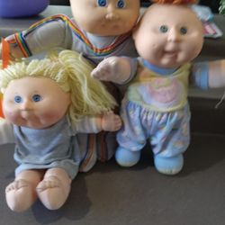 3 1991 Cabbage Patch Dolls