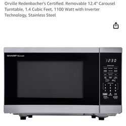 Sharp Alexa enabled microwave 