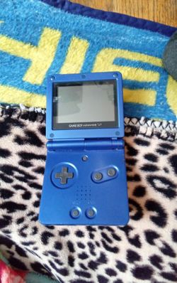 Nintendo Game Boy Advance SP Blue & DS Action Replay