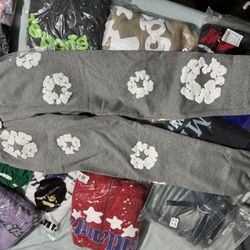 Grey Denim Tears Sweatpants 