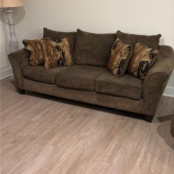 Brown Sofa 6 Months Old