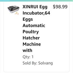 120 Egg Incubator Auto Rollers 