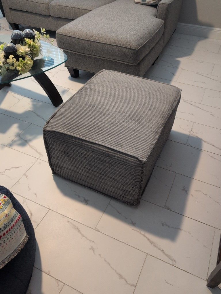 Modern Modular Sectional Sofa,L-Shape Sofa Corduroy Couch,Comfy Sofa Chair Ottoman