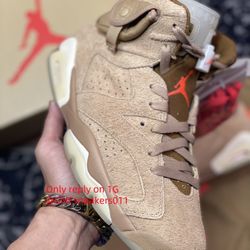 Travis Scott x Air Jordan 6 AJ6 TS  British Khaki