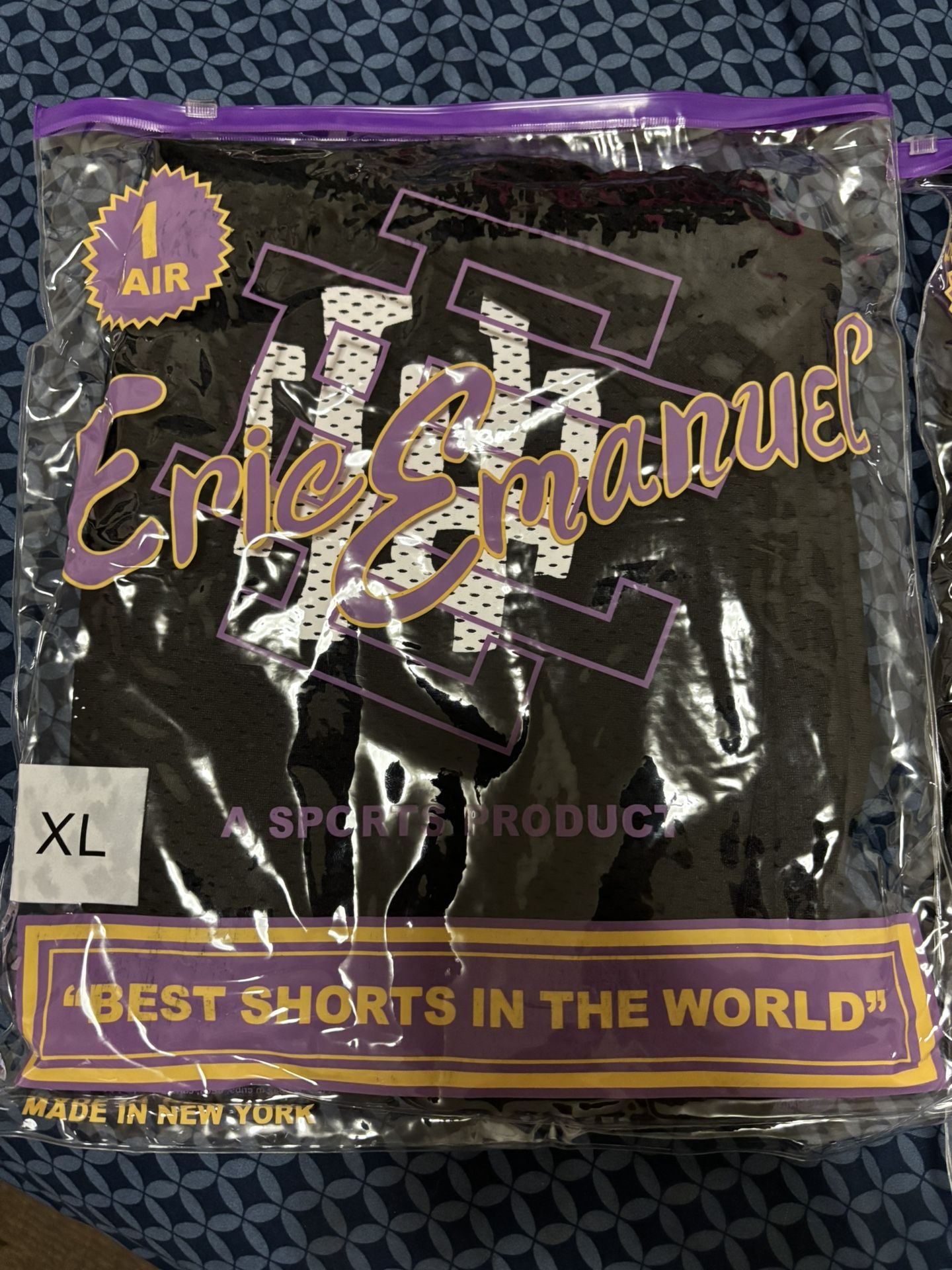Eric Emanuel Shorts Black And White