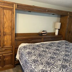 King Size Bed, Dresser And Armoire