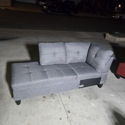 New  Grey Small Couch 