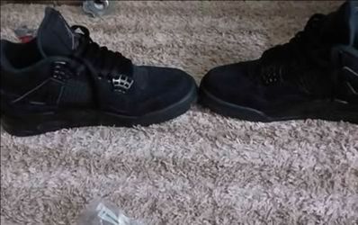 All-Black High-Top Sneakers