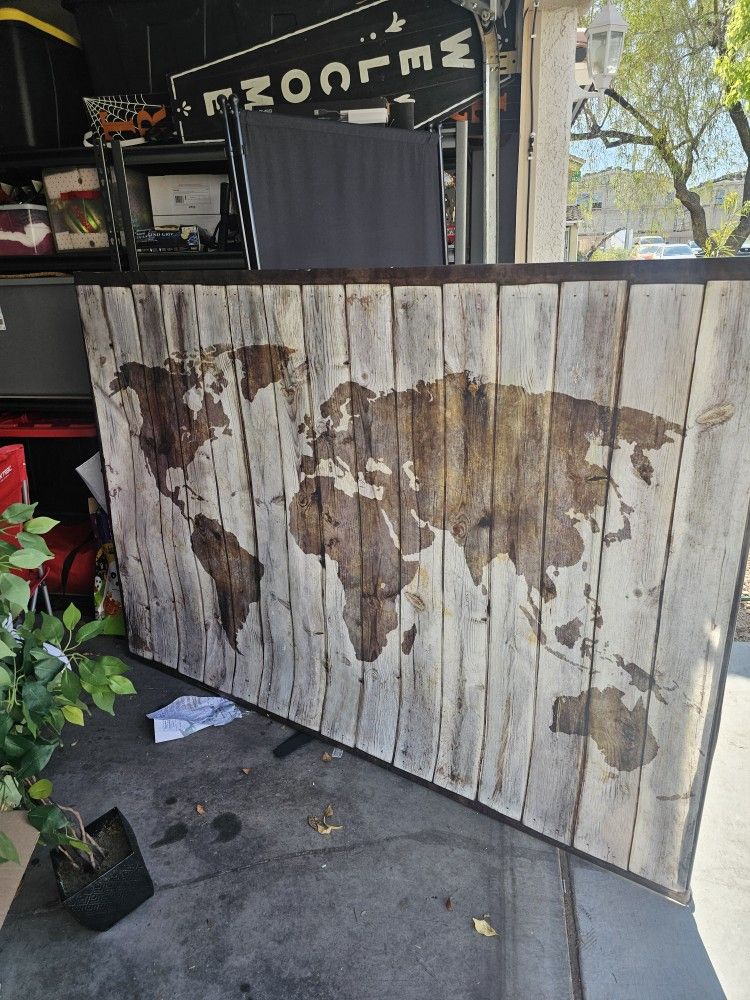 World Map Canvas 78x55 Large Ikea