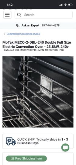 Double Commercial Ovens